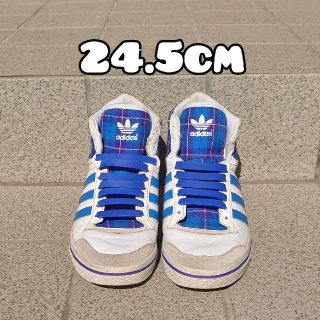 アディダス(adidas)のadidas アディダスハイカットスニーカー24.5cm　幅広(スニーカー)