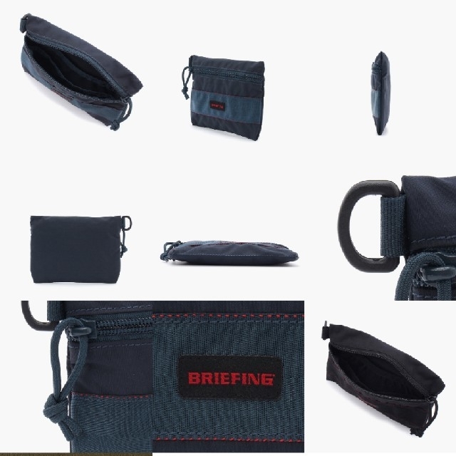 BRIEFING(ブリーフィング)のBRIEFING　FLAT POUCH M ネイビー メンズのバッグ(その他)の商品写真