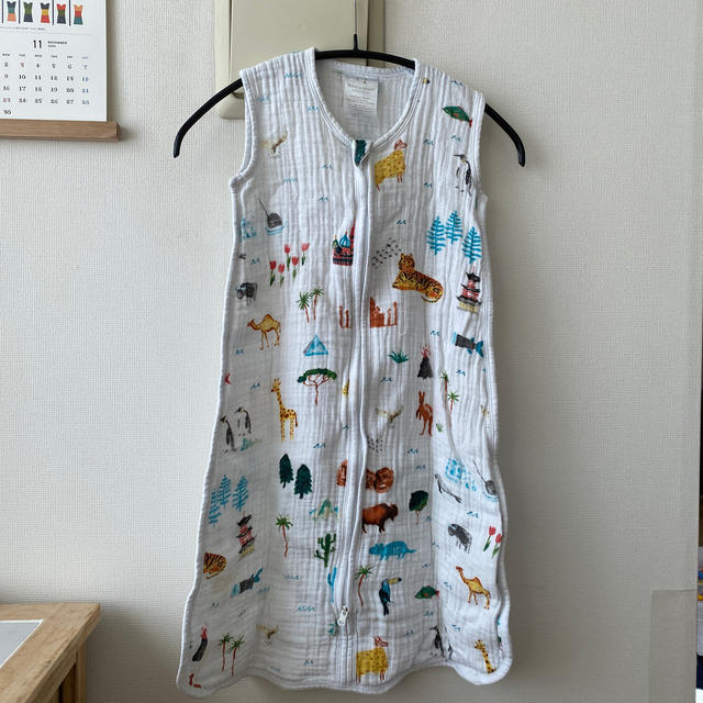aden+anais(エイデンアンドアネイ)のガーゼスリーパー キッズ/ベビー/マタニティのベビー服(~85cm)(パジャマ)の商品写真