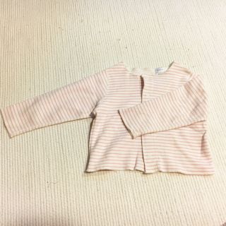 プチバトー(PETIT BATEAU)のプチバトー ボーダー カーディガン(カーディガン/ボレロ)