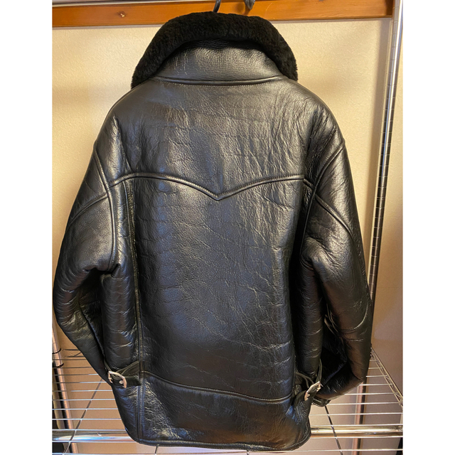 BIG TWIN ライダース　ムートンジャケット メンズのジャケット/アウター(ライダースジャケット)の商品写真