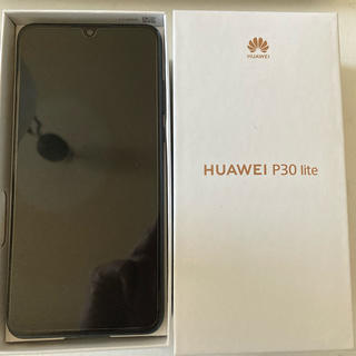 Huawei P30 lite Black SIMフリー(スマートフォン本体)