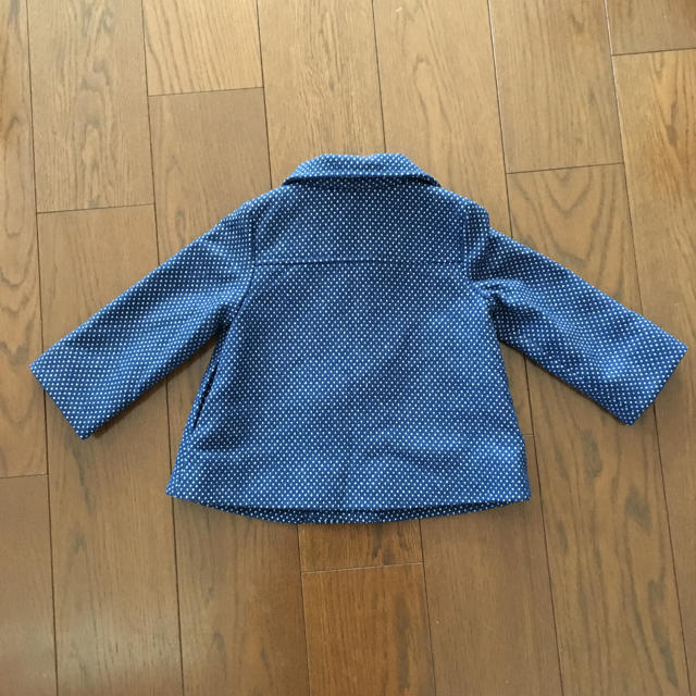 babyGAP(ベビーギャップ)のbaby GAP 95cm コート　ネイビー キッズ/ベビー/マタニティのキッズ服女の子用(90cm~)(コート)の商品写真