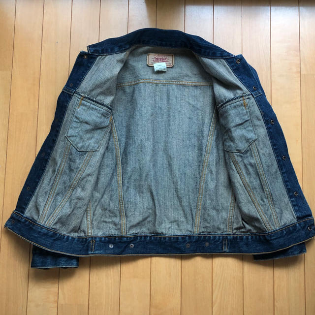 Levi's(リーバイス)のGジャン デニムジャケット リーバイス キッズ　140cm  中古　 キッズ/ベビー/マタニティのキッズ服男の子用(90cm~)(ジャケット/上着)の商品写真