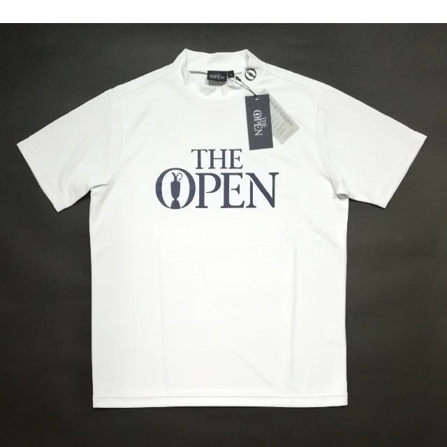 ポリエステル100％使用状況新品　THE OPEN ジオープン　モックネックシャツ