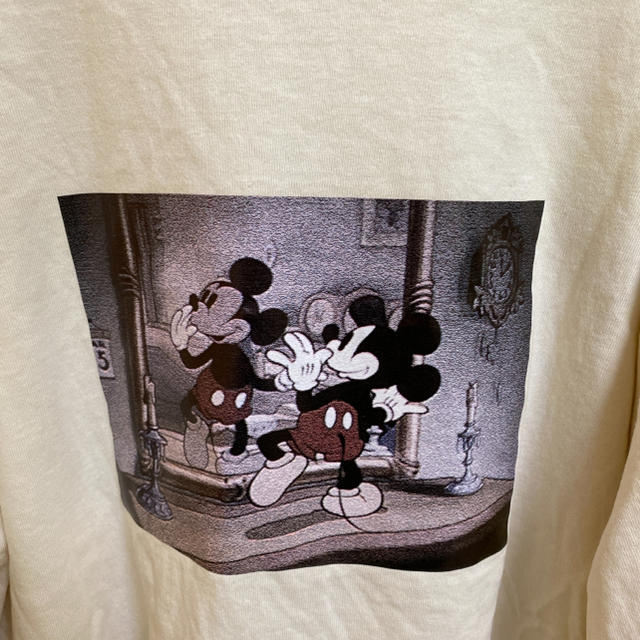 Disney(ディズニー)のメンズ　レディース　Disney バックプリント　ミッキー　レア　デカロゴ メンズのトップス(Tシャツ/カットソー(七分/長袖))の商品写真