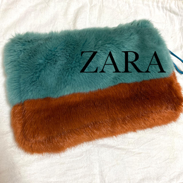 ZARA(ザラ)の[雑貨] ZARA◆クラッチバック　ファー レディースのバッグ(クラッチバッグ)の商品写真