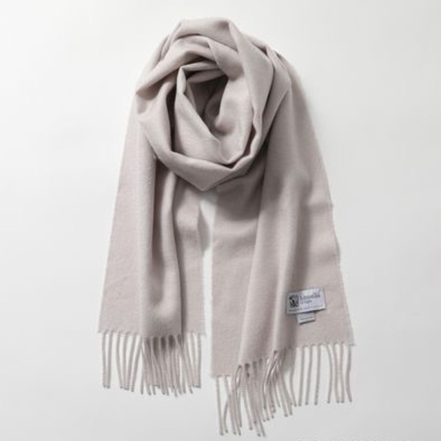 Johnstons - JOHNSTONSジョンストンズ カシミア マフラー 35cm snow 未使用