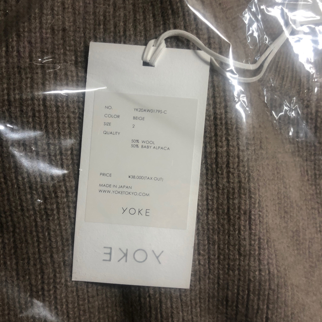 UNUSED(アンユーズド)のyoke carol別注　alpaca double knit  サイズ2 メンズのトップス(ニット/セーター)の商品写真