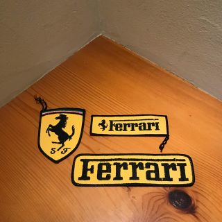 フェラーリ(Ferrari)のFerrari ワッペン3点セット/スクーデルアフェラーリ/刺繍/(その他)