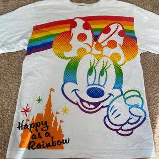 ディズニー(Disney)のミニーレインボーTシャツ(Tシャツ/カットソー(半袖/袖なし))