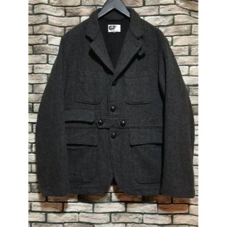 エンジニアードガーメンツ(Engineered Garments)のエンジニアードガーメンツ★マルチポケットヘリンボーン胡桃ボタンウールジャケット(テーラードジャケット)