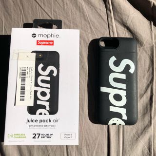 シュプリーム(Supreme)のsupreme juice pack air 携帯ケース　iPhone7or8(iPhoneケース)