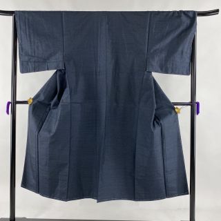 男着物 優品 身丈141cm 裄丈67cm 正絹 【中古】(着物)