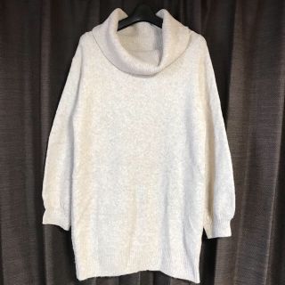 マウジー(moussy)のmoussy☆タートルニットワンピース(ミニワンピース)