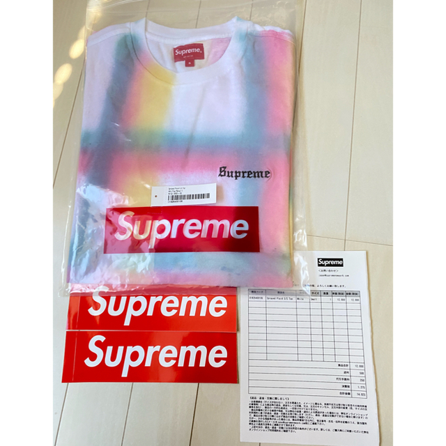 Supreme(シュプリーム)のシュプリームsupreme 20SS Sprayed Plaid S/S Top メンズのトップス(Tシャツ/カットソー(半袖/袖なし))の商品写真