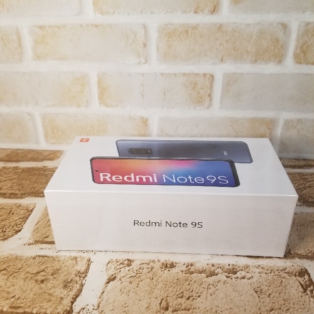 新品未開封　国内版　Xiaomi Redmi Note 9S 128GB 2