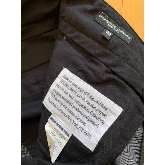 Engineered Garments(エンジニアードガーメンツ)のENGINEERED GARMENTS ANDOVER PANT 2019AW メンズのパンツ(スラックス)の商品写真