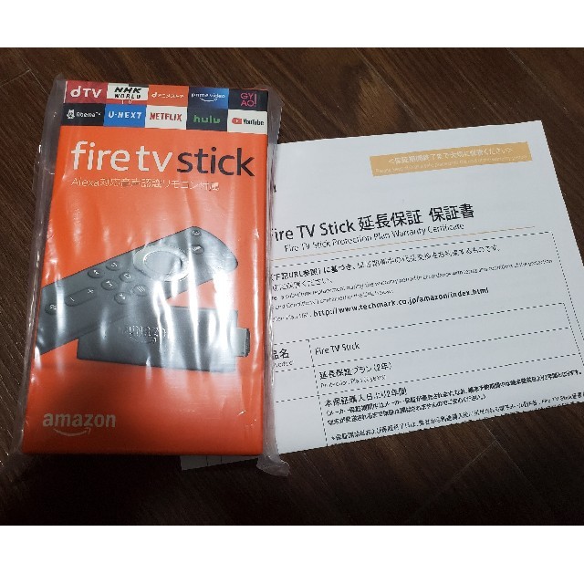 Amazon fire tv stick (第二世代) 新品未開封 保証書付