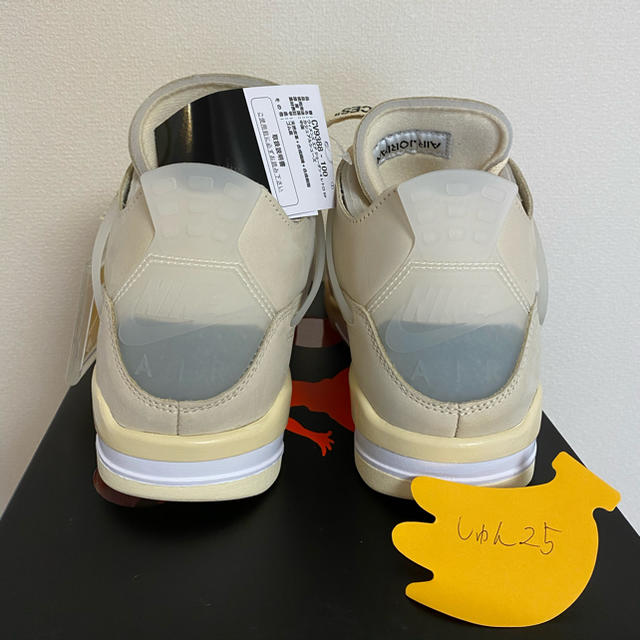 NIKE(ナイキ)のOFF WHITE AIR JORDAN 4 RETRO SP OFF レディースの靴/シューズ(スニーカー)の商品写真