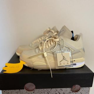 ナイキ(NIKE)のOFF WHITE AIR JORDAN 4 RETRO SP OFF(スニーカー)