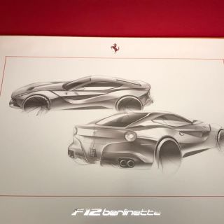 フェラーリ(Ferrari)のFerrari /F12berlinetta/リトグラフ/非売品(その他)