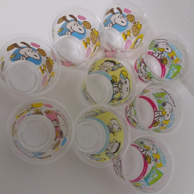 SNOOPY(スヌーピー)の31アイスクリーム カップ 9個 スヌーピー エンタメ/ホビーのおもちゃ/ぬいぐるみ(キャラクターグッズ)の商品写真