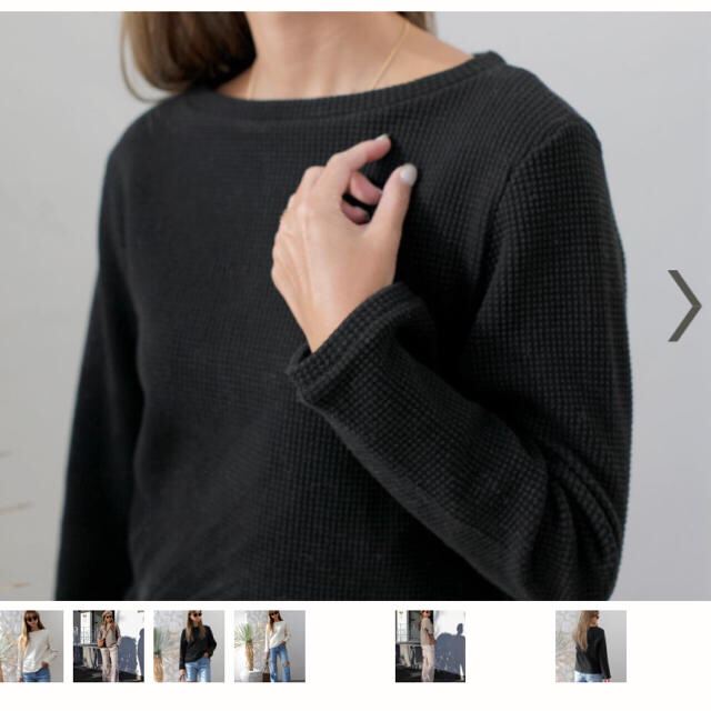 room306 CONTEMPORARY(ルームサンマルロクコンテンポラリー)のきき様専用新品タグ付き⭐︎Waffle Long Sleeve Tops レディースのトップス(カットソー(長袖/七分))の商品写真