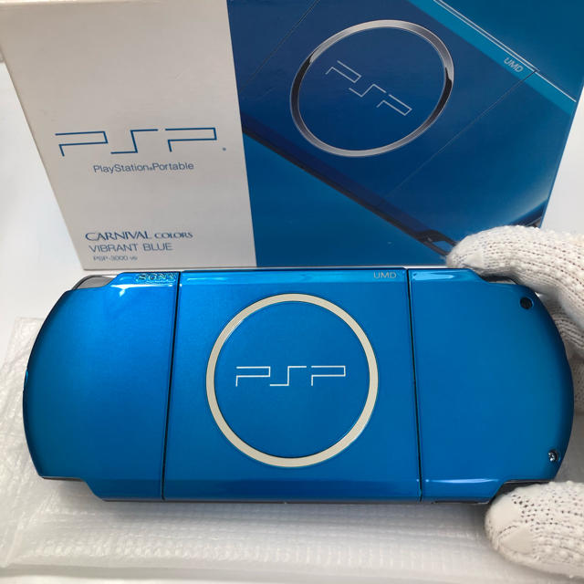 ★極美品‼︎ PSP-3000 VIBRANT BLUE 付属品完備！送料込