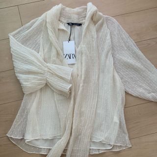 ザラ(ZARA)のZARA ボウタイブラウス(シャツ/ブラウス(長袖/七分))