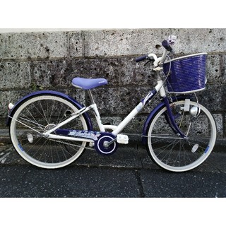 ミヤタ(MIYATA)のミヤタ子供用自転車　22インチ　Vサインジュニア　パープル　(自転車本体)