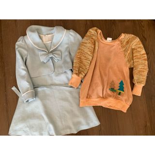 プチジャム(Petit jam)の120女児服セット＊フォーマルスーツ＊トレーナー＊プチジャム(その他)