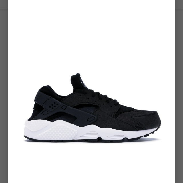 靴/シューズNIKE AIR HUARACHE BLACK WHITE