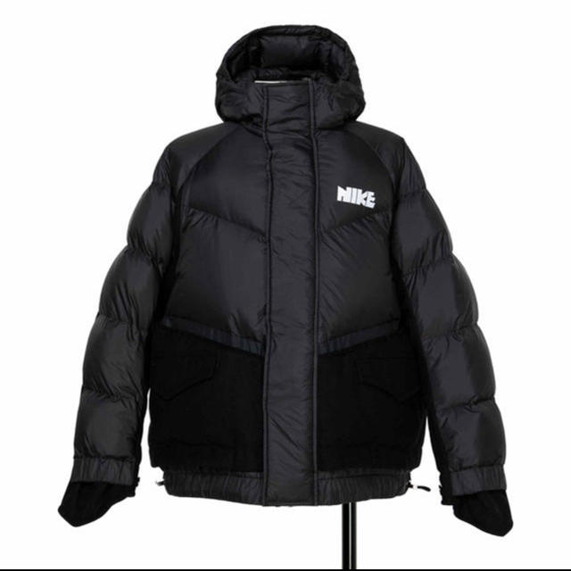 Nike sacai Men's PARKA BLACK S ダウン ジャケット