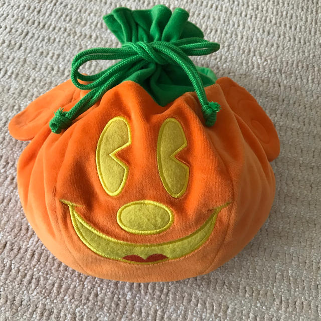 ハロウィン　カボチャのミニーマウス