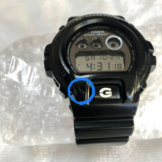 CASIO(カシオ)の【中古】G SHOCK  DWー6900BW   メンズの時計(腕時計(デジタル))の商品写真