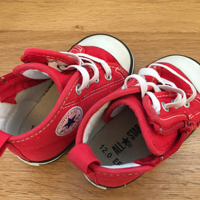 CONVERSE(コンバース)のコンバース　オールスターハイカット　赤12㎝ キッズ/ベビー/マタニティのベビー靴/シューズ(~14cm)(スニーカー)の商品写真