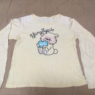 ベルメゾン(ベルメゾン)のベルメゾン　160 黄色　クマ　長袖　Tシャツ(Tシャツ/カットソー)