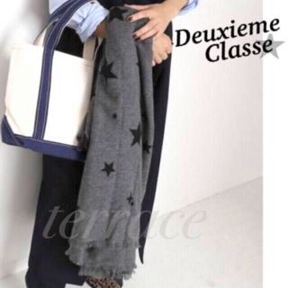 ドゥーズィエムクラス(DEUXIEME CLASSE)の新品☻ドゥーズィエムクラス★DOUCE GLOIRE STARストール(マフラー/ショール)