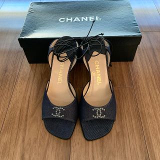 シャネル(CHANEL)のCHANEL☆シャネル☆パンプス☆ピンヒール☆デニム(ハイヒール/パンプス)