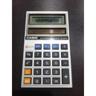 カシオ(CASIO)のCASIO カシオ 電卓　昭和　レトロ　SL 805B  (オフィス用品一般)