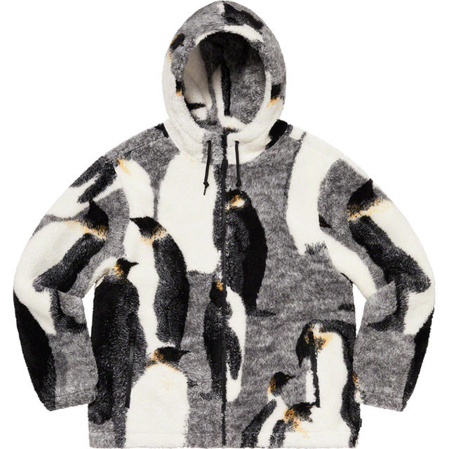 Supreme Penguins Hooded Fleece Jacket XL