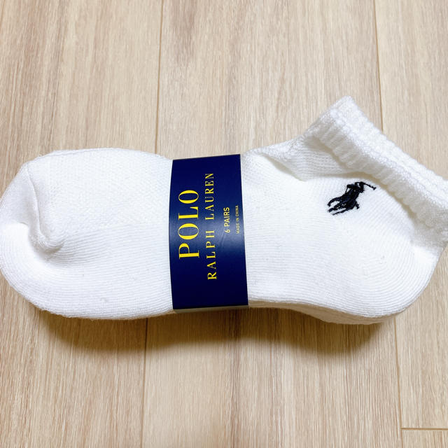 POLO RALPH LAUREN(ポロラルフローレン)の新品♡未使用♡ polo Ralph Lauren ホワイトソックス　3足セット レディースのレッグウェア(ソックス)の商品写真