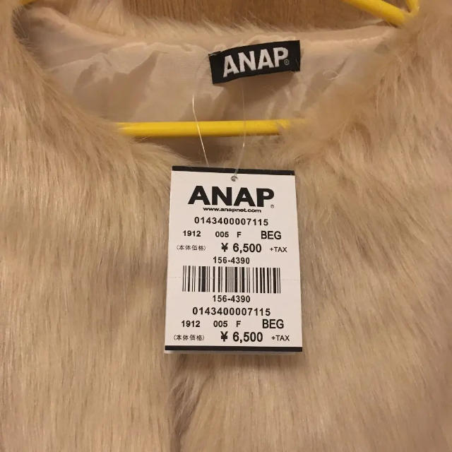 ANAP(アナップ)のANAP ファーコート プードルコート レディースのジャケット/アウター(毛皮/ファーコート)の商品写真