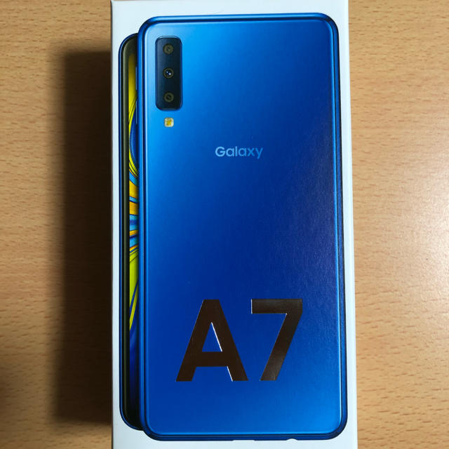 Galaxy A7 ブルー SIMフリー 新品未開封