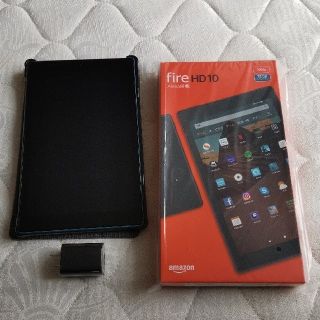 アンドロイド(ANDROID)のFire HD10 第9世代モデル　付属品付き美品　オマケ付き(タブレット)