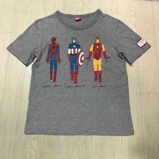 ベルメゾン(ベルメゾン)の【MARVEL】Tシャツ／杢グレー／メンズSサイズ(Tシャツ/カットソー)