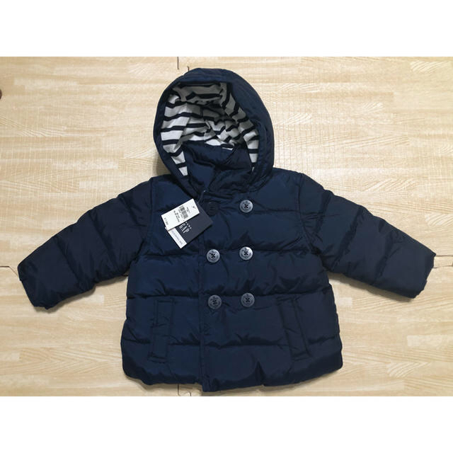 babyGAP(ベビーギャップ)のbabygap  ピーコート　ジャケット　ネイビー　90 キッズ/ベビー/マタニティのキッズ服男の子用(90cm~)(コート)の商品写真