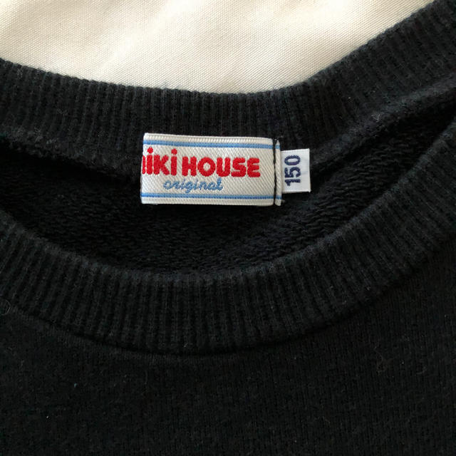 mikihouse(ミキハウス)の女の子mikihouse トレーナー　黒 キッズ/ベビー/マタニティのキッズ服女の子用(90cm~)(その他)の商品写真