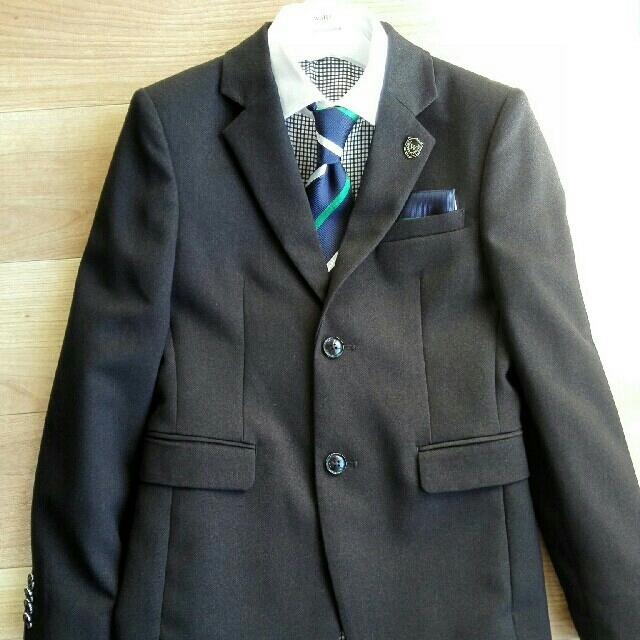 BEAMS(ビームス)の150cm 【waltz by BEAMS DESIGN】スーツ 黒 キッズ/ベビー/マタニティのキッズ服男の子用(90cm~)(ドレス/フォーマル)の商品写真